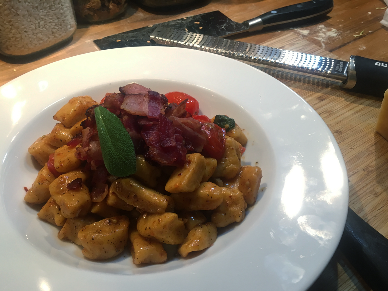 Sweet potato gnocchi