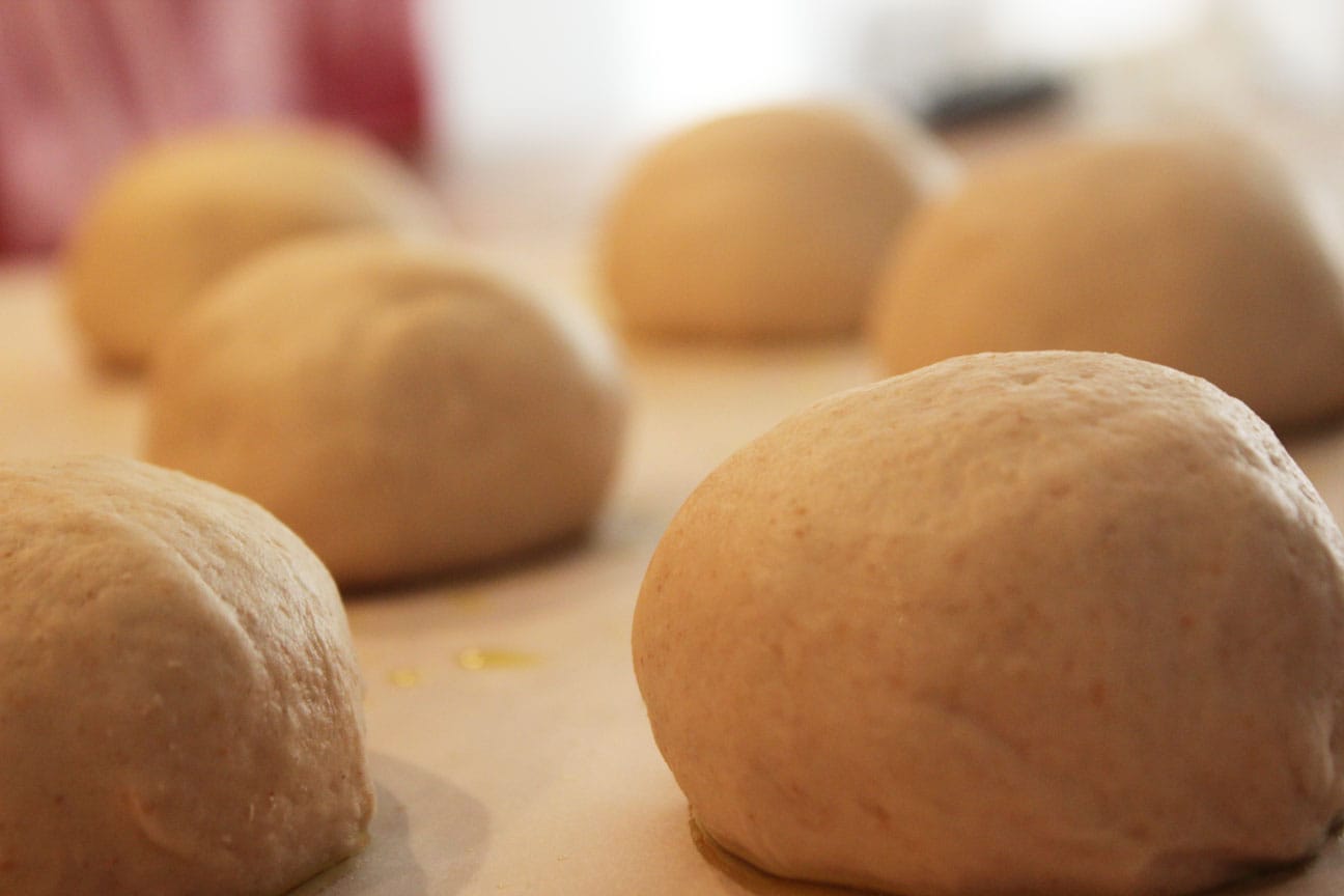 Pizza dough balls