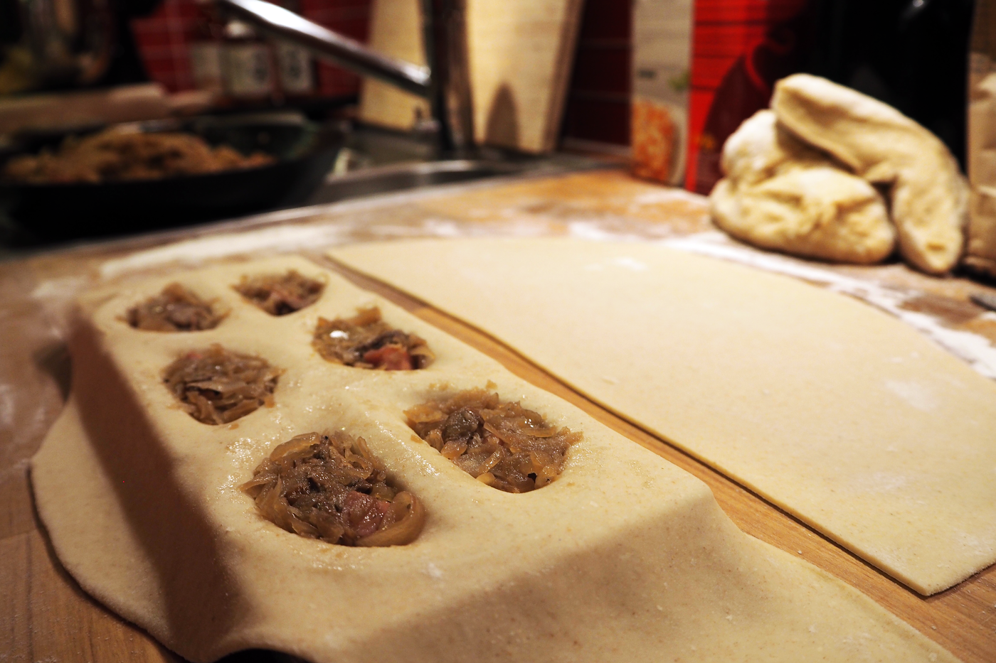 Crafting pierogi
