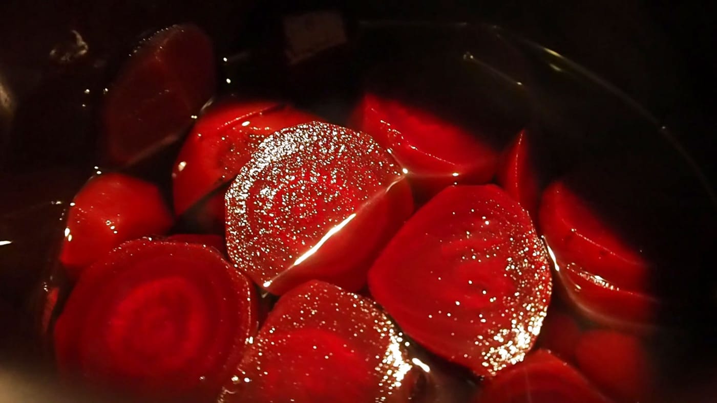 Swedish pickled red beets