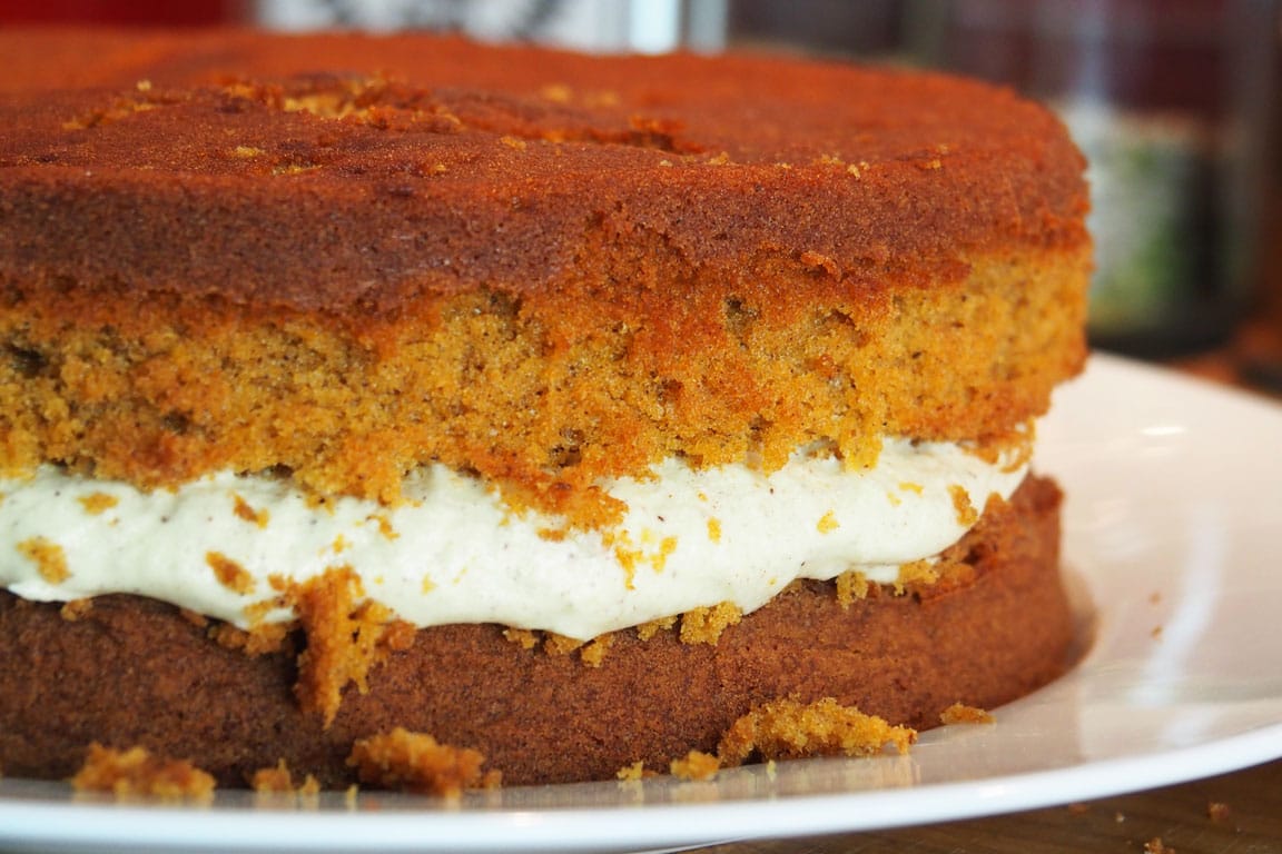 pumpkin cake without the frosting