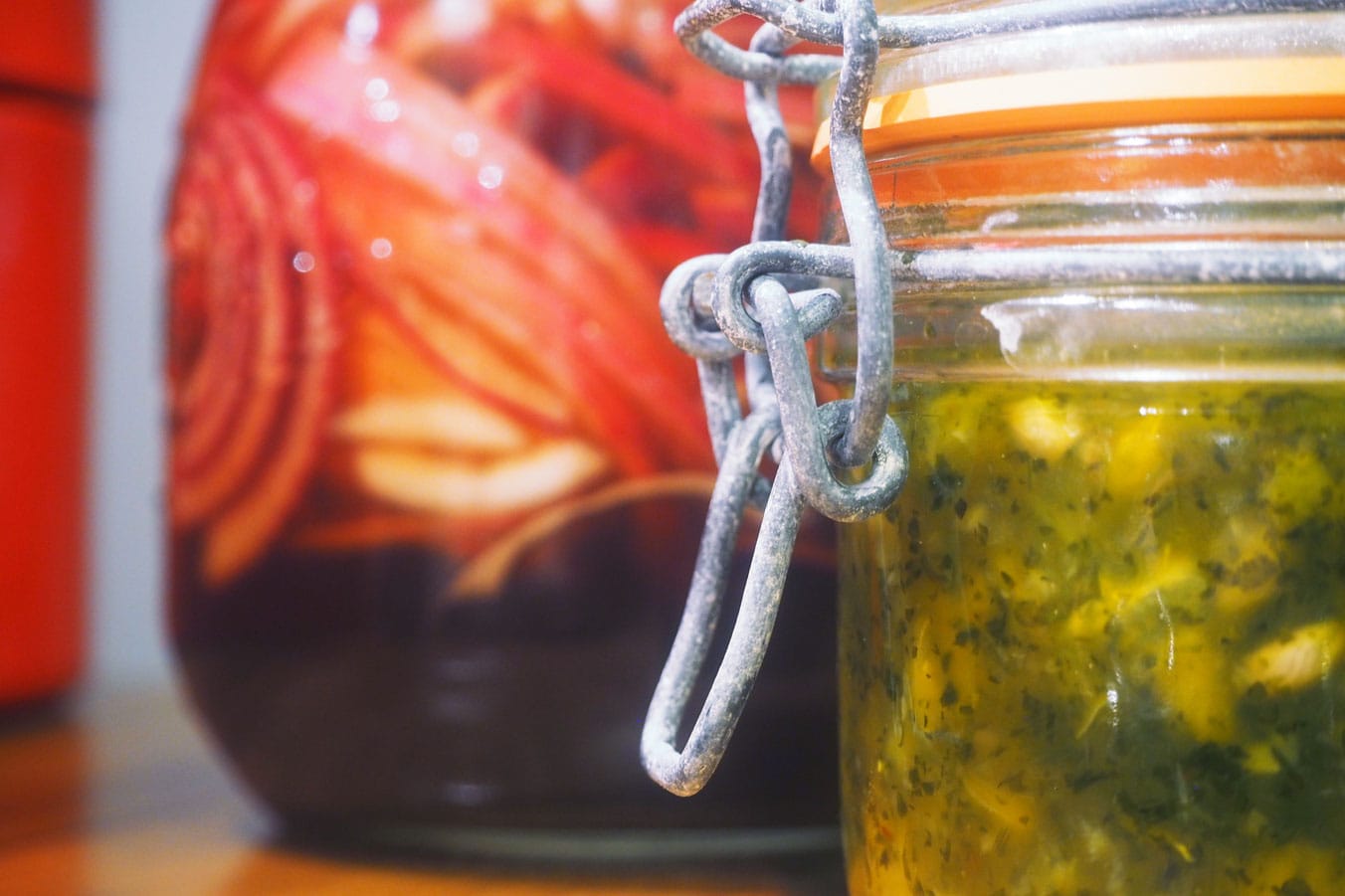 Condiments for falafel