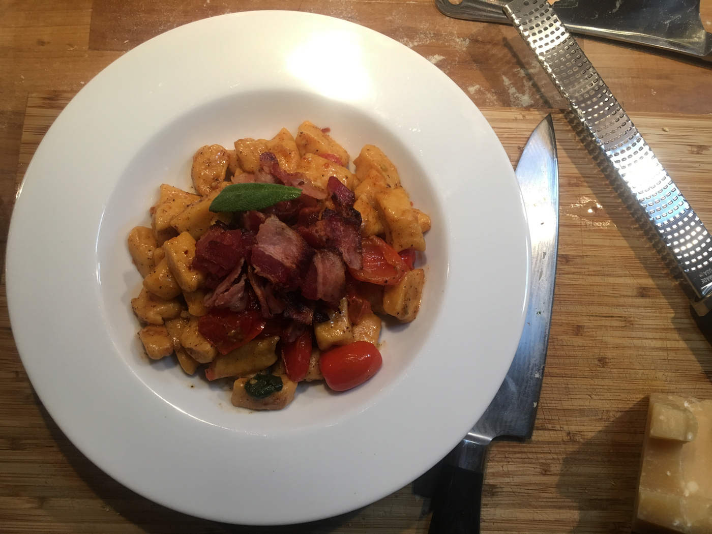 Sweet potato gnocchi